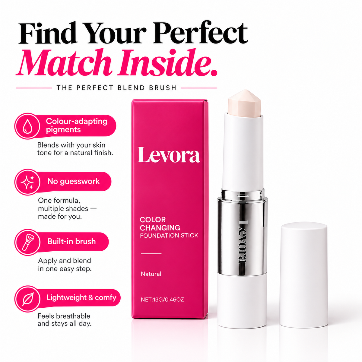 Levora Color-Changing Makeup Stick